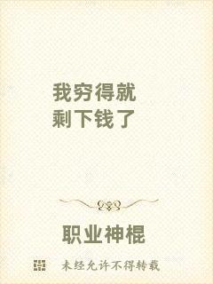 我窮得就剩下錢了